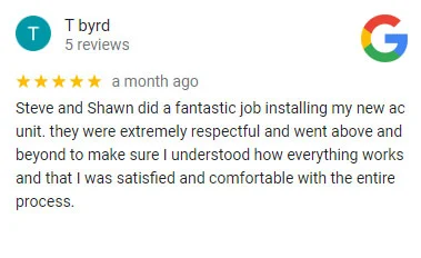 ebgert cooling & heating , central FL excellent review